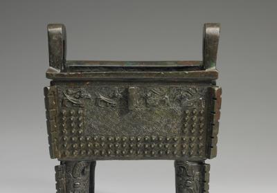 图片[2]-Square ding cauldron with inscription “Ya chou”, late Shang dynasty, c. 12th-11th century BCE-China Archive